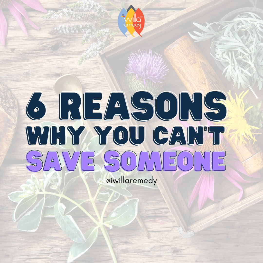 6 Reasons Why You Can't Save Someone