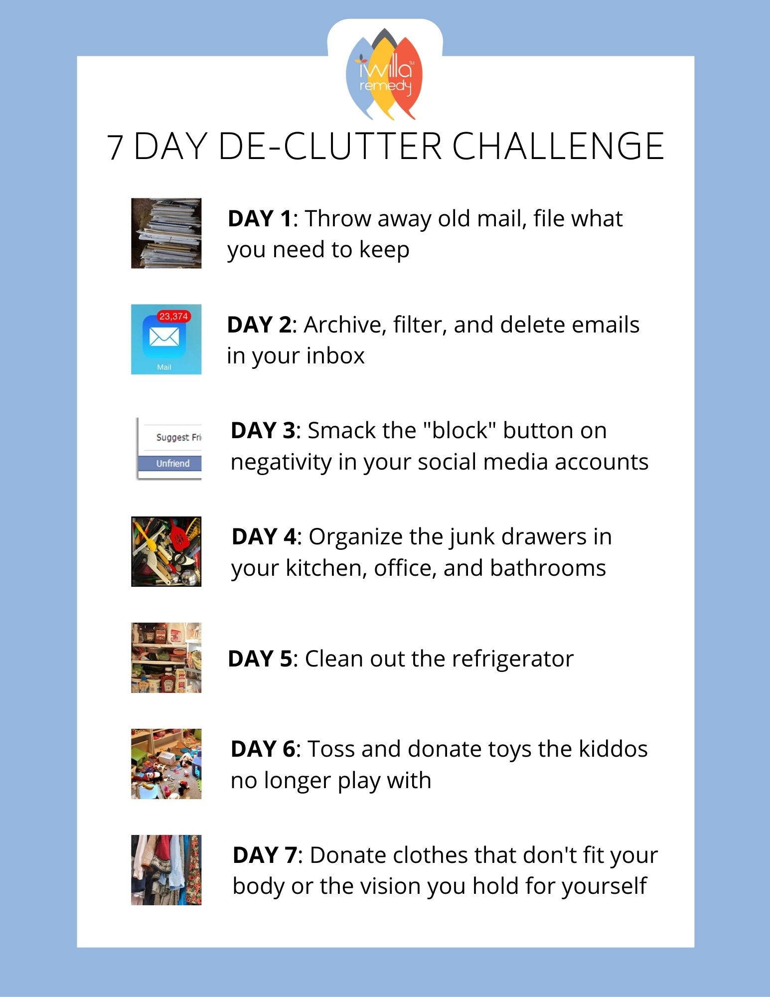 7- Day End-of-Decade Declutter Challenge